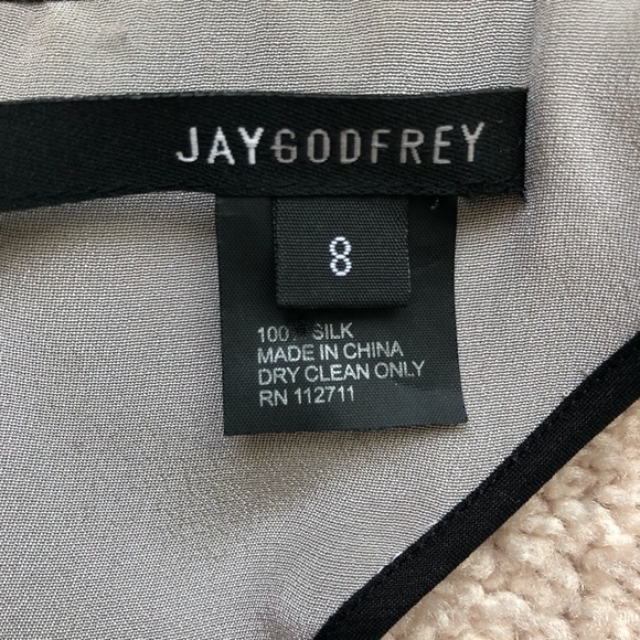 JayGodfrey Silver & Black Racerback Dress - Picture 3 of 5